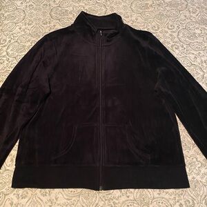 Old Navy Black Zip Up Lounge Jacket & Pant Set